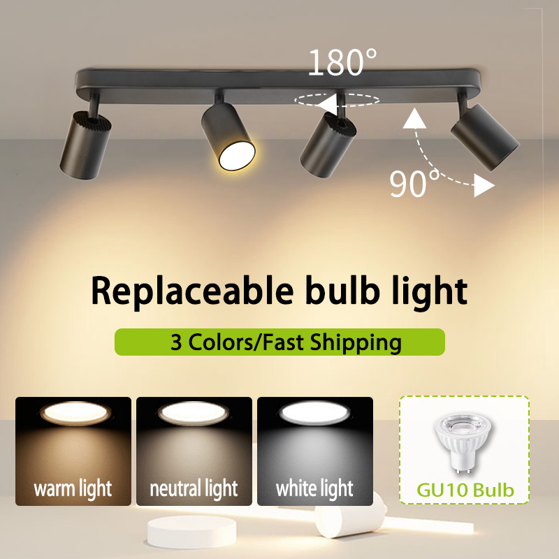 Commercial Kitchen Ceiling - GU10 LED Track Light Spotlight 110-220V