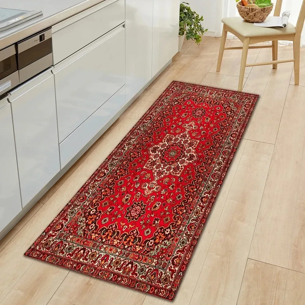 Commercial Kitchen Mats Anti Fatigue - Classic Persian Design Kitchen Rug Non