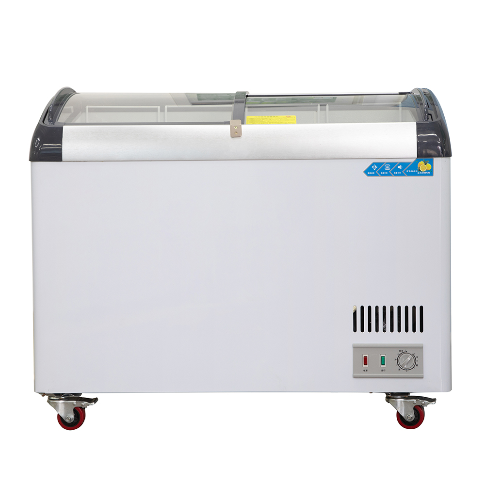 CE Approved Curved Glass Comme - Commercial Chest Freezer 评论和价格