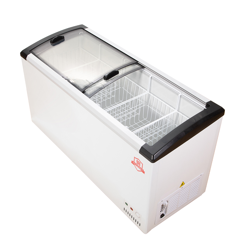 CE Approved Curved Glass Comme - Commercial Chest Freezer 评论和价格