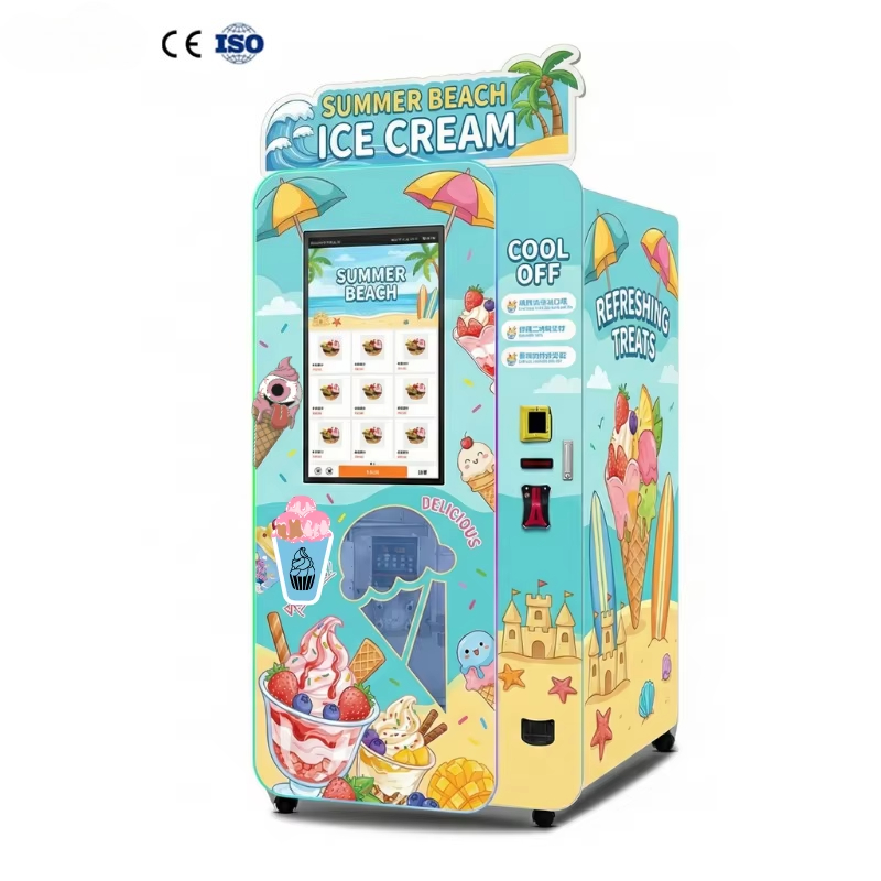 Ice Cream Vending Machine Auto - Soft Serve Ice Cream Machine 评论和价格