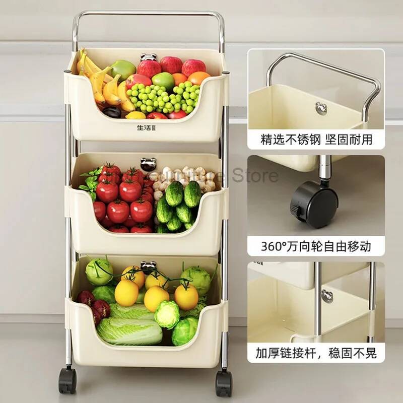 Wheels Kitchen Rack Trolley Fl - Commercial Kitchen Ceiling 评论和价格