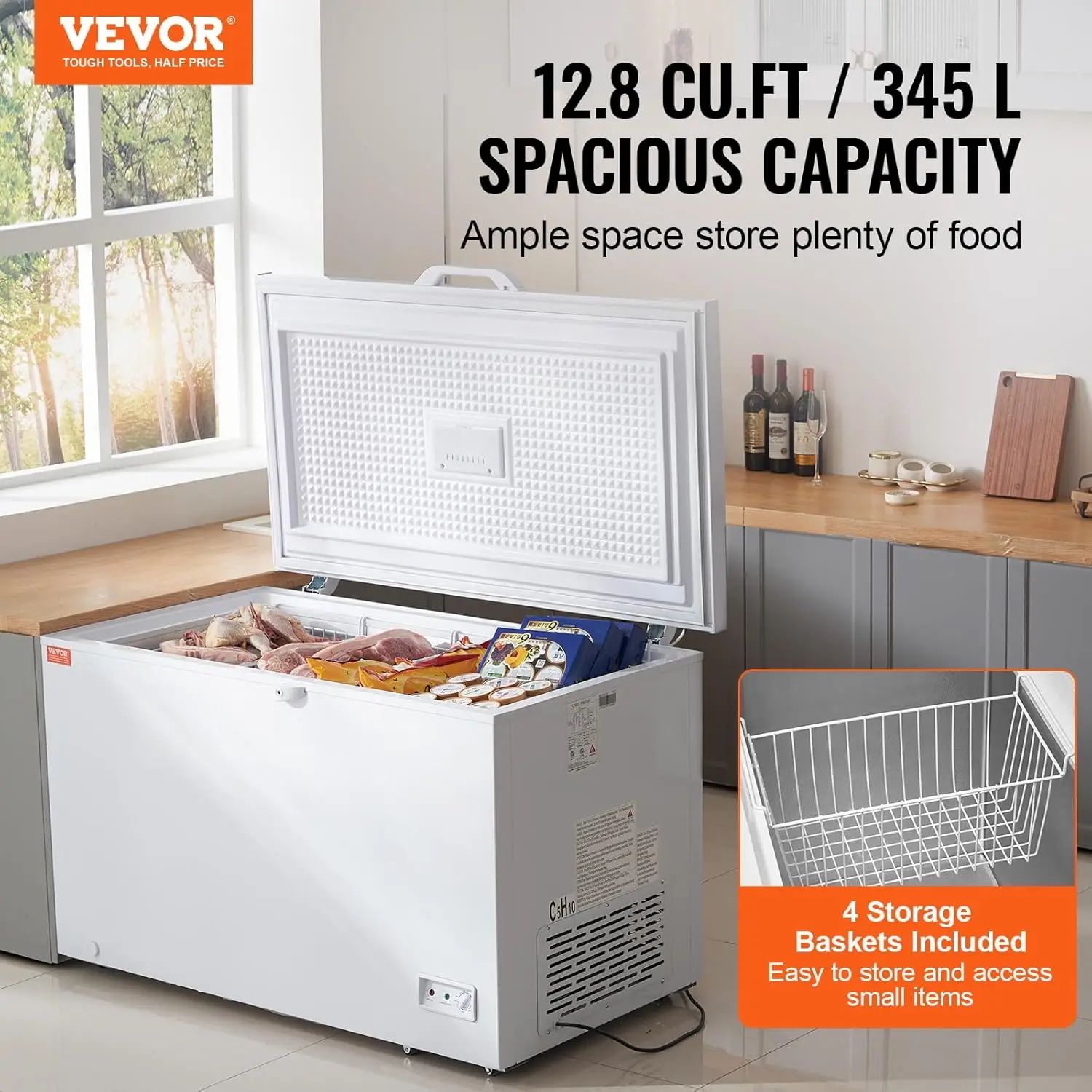 Chest Freezer, 12.8 Cu.ft / 34 - Commercial Chest Freezer 评论和价格