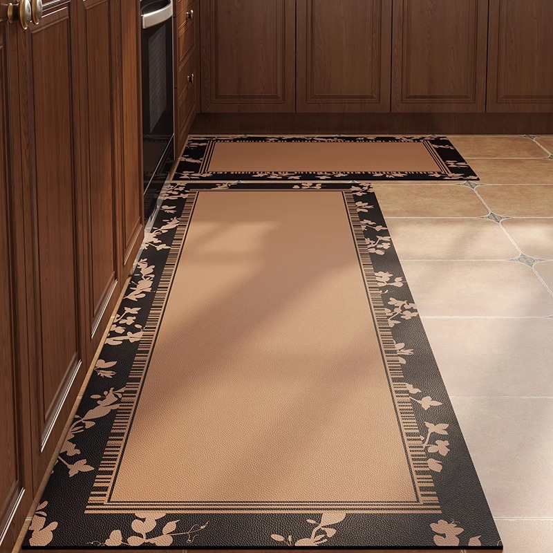 Kitchen Vinyl Rug PVC Antifoul - Commercial Kitchen Mats Anti Fatigue 评论和价格