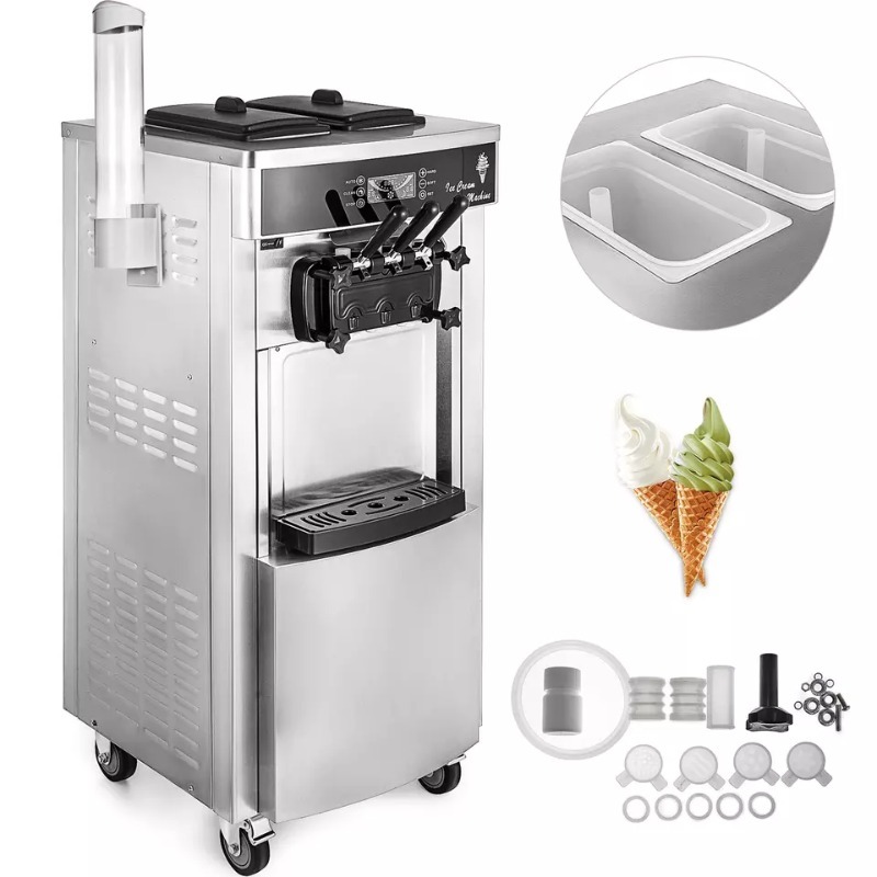 Floor Standing Ice Cream Maker - Soft Serve Ice Cream Machine 评论和价格