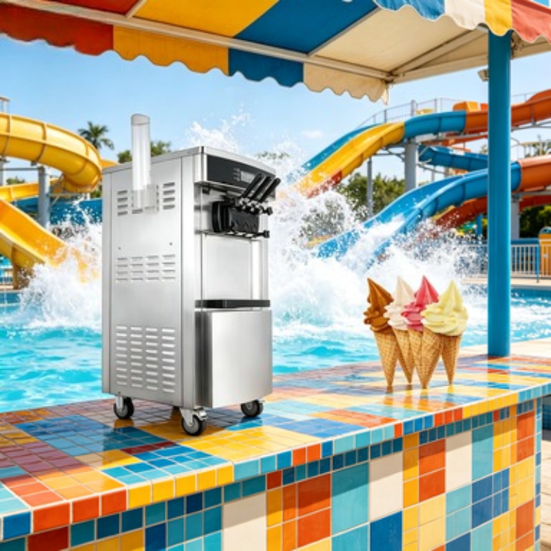 Floor Standing Ice Cream Maker - Soft Serve Ice Cream Machine 评论和价格