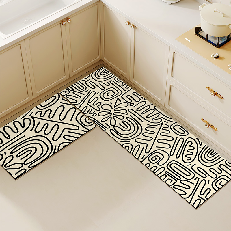 Kitchen Carpet Long Rug Pvc Le - Commercial Kitchen Mats Anti Fatigue 评论和价格