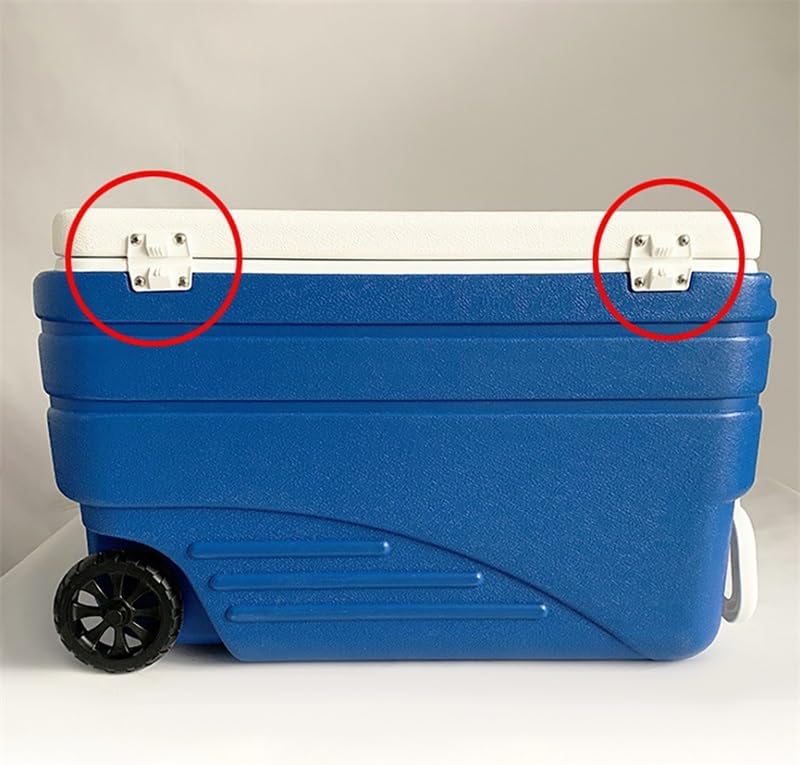 2Pcs White Plastic Cooler Hing - Commercial Chest Freezer 评论和价格