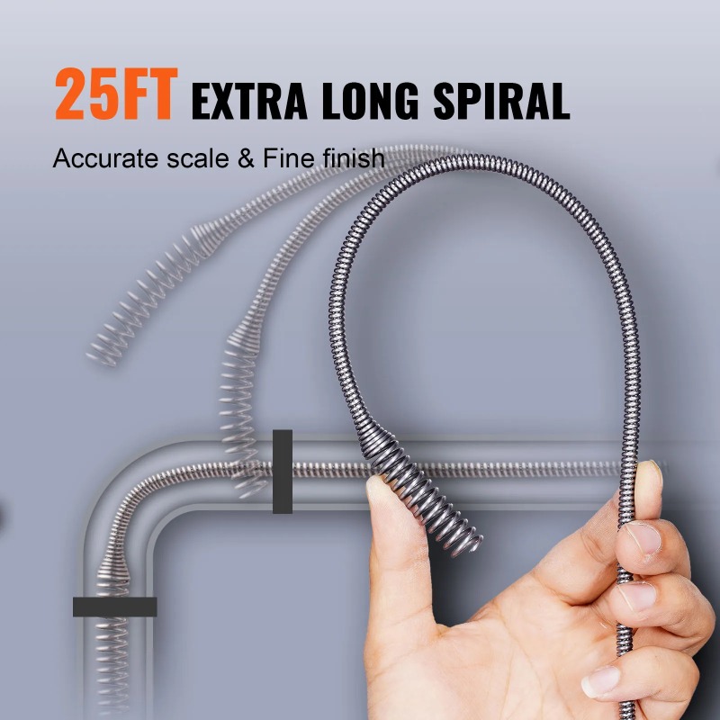 Drain Cleaner Machine 25FT Aut - Kitchen Cleaner Commercial 评论和价格