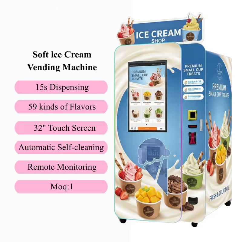 Customized Soft Ice Cream Vend - Soft Serve Ice Cream Machine 评论和价格