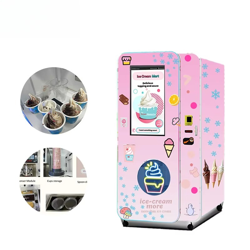Customized Soft Ice Cream Vend - Soft Serve Ice Cream Machine 评论和价格
