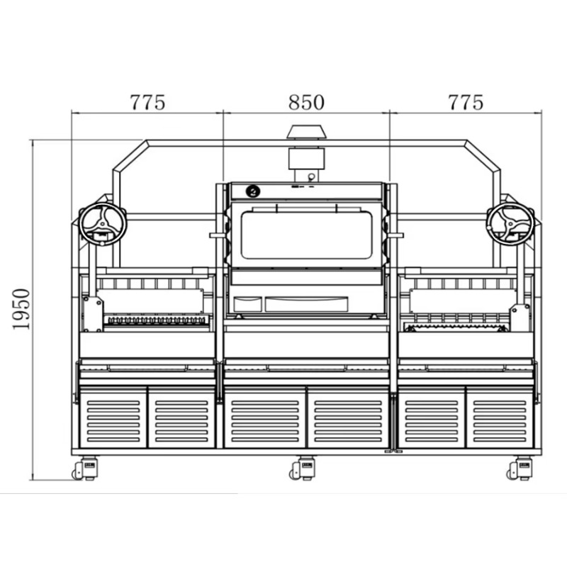 Commercial Vertical Kebab Broi - Commercial Kitchen Broiler 评论和价格