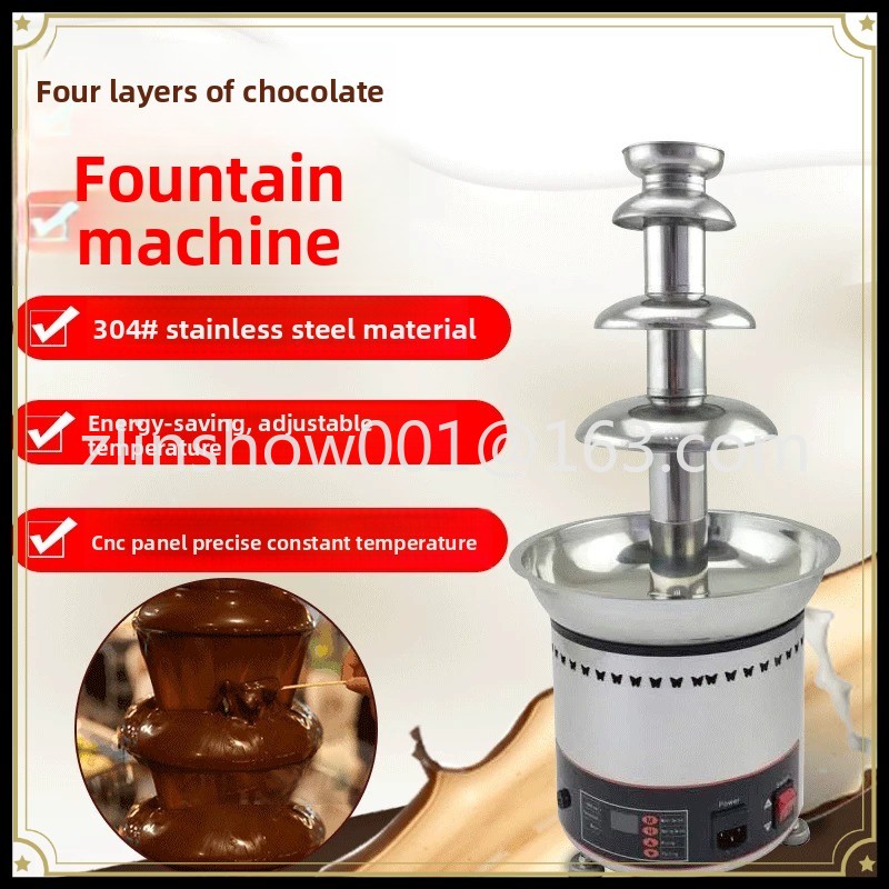 4-Layer Chocolate Fountain Mac - Chocolate Fountain Commercial 评论和价格