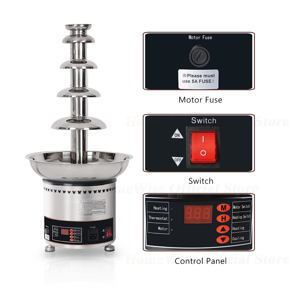 Chocolate Fountain Stainless S - Chocolate Fountain Commercial 评论和价格