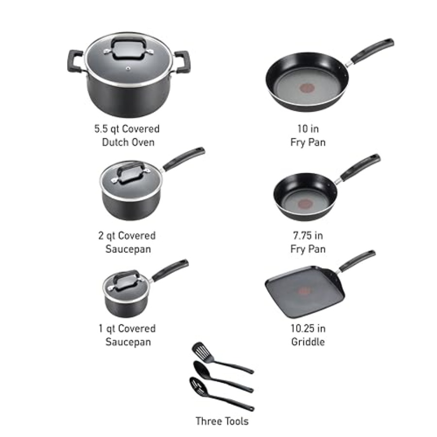 T-Fal Signature Nonstick Pots  - Commercial Kitchen Broiler 评论和价格