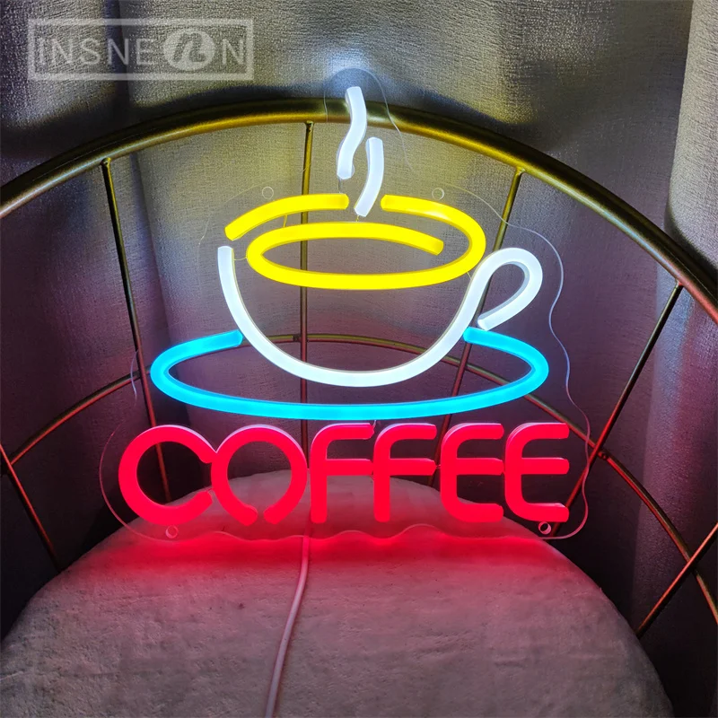 Coffee Cup Designed Neon Sign  - Commercial Kitchen Walls 评论和价格