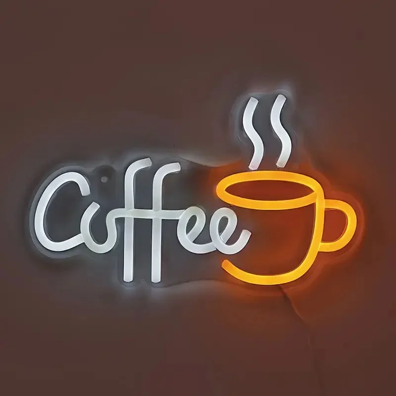 Coffee Cup Designed Neon Sign  - Commercial Kitchen Walls 评论和价格