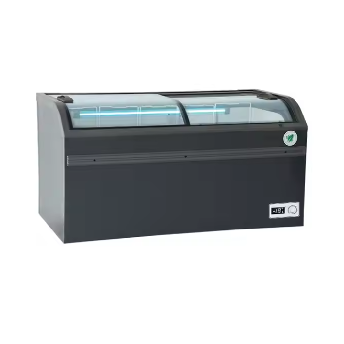 Commercial curved top glass sl - Commercial Chest Freezer 评论和价格