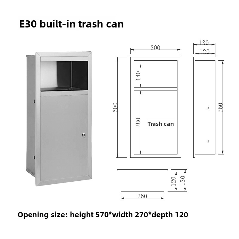 304Stainless Steel Side Open T - Commercial Kitchen Garbage Disposal 评论和价格