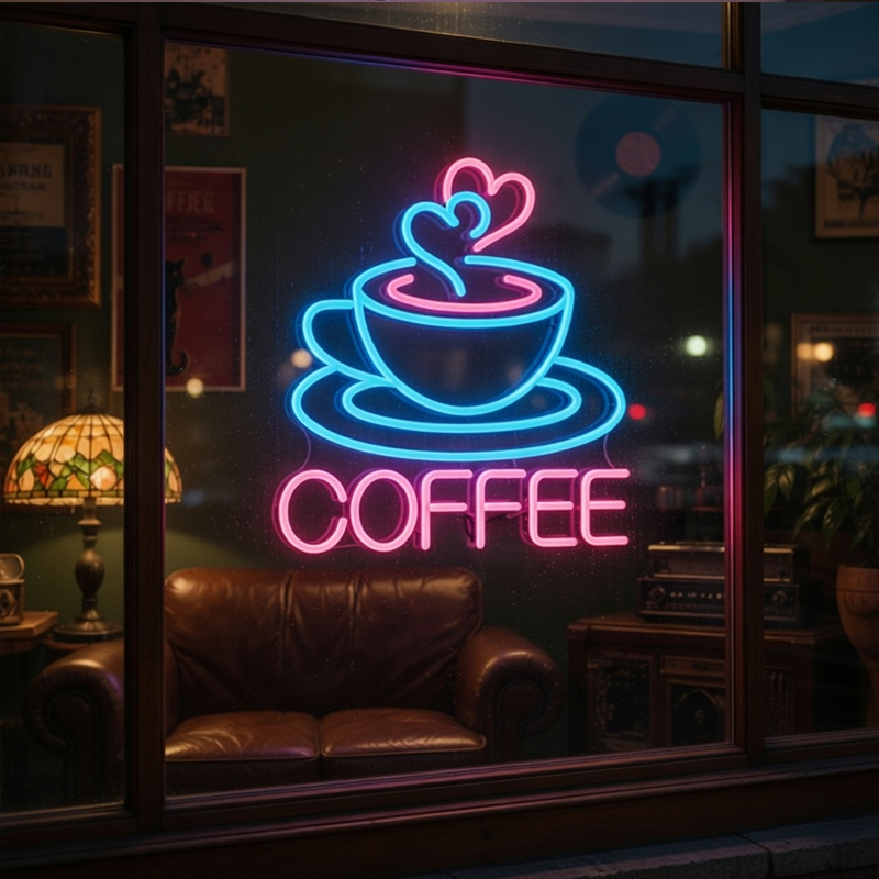 Coffee Neon Sign LED Neon Ligh - Commercial Kitchen Walls 评论和价格