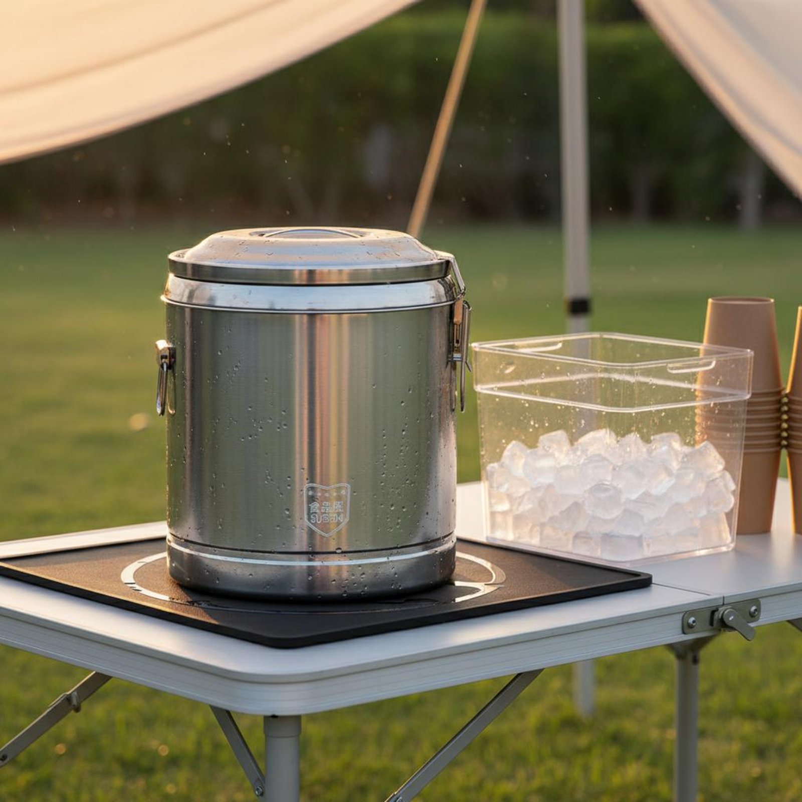 Stainless Steel Insulated Barr - Cold Drink Dispenser 评论和价格