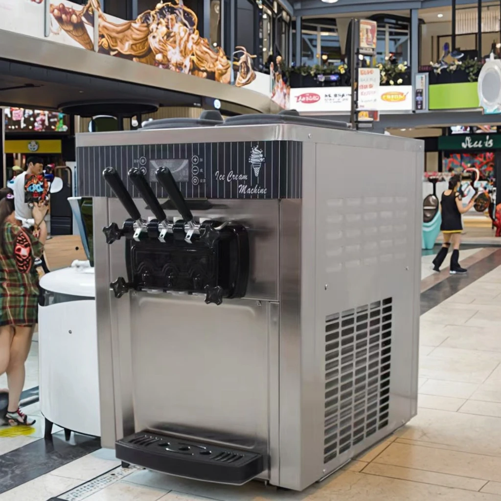 Commercial New Stainless Steel - Soft Serve Ice Cream Machine 评论和价格