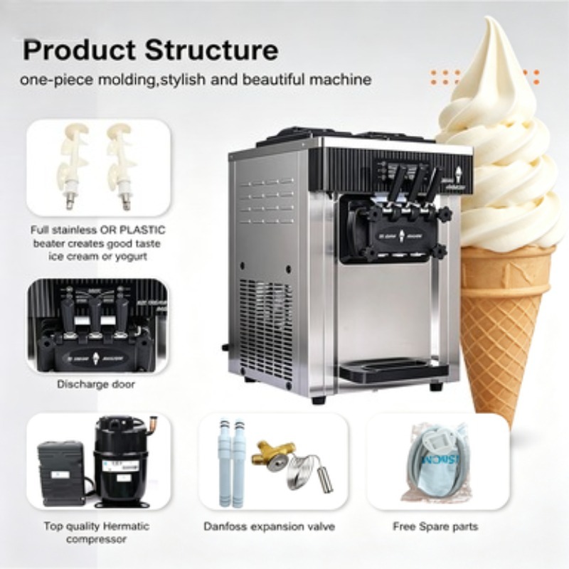 20-28L/h Floor Standing Ice Cr - Soft Serve Ice Cream Machine 评论和价格