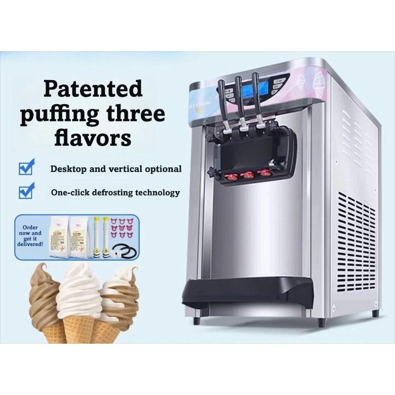 Commercial Soft Ice Cream Mach - Soft Serve Ice Cream Machine 评论和价格