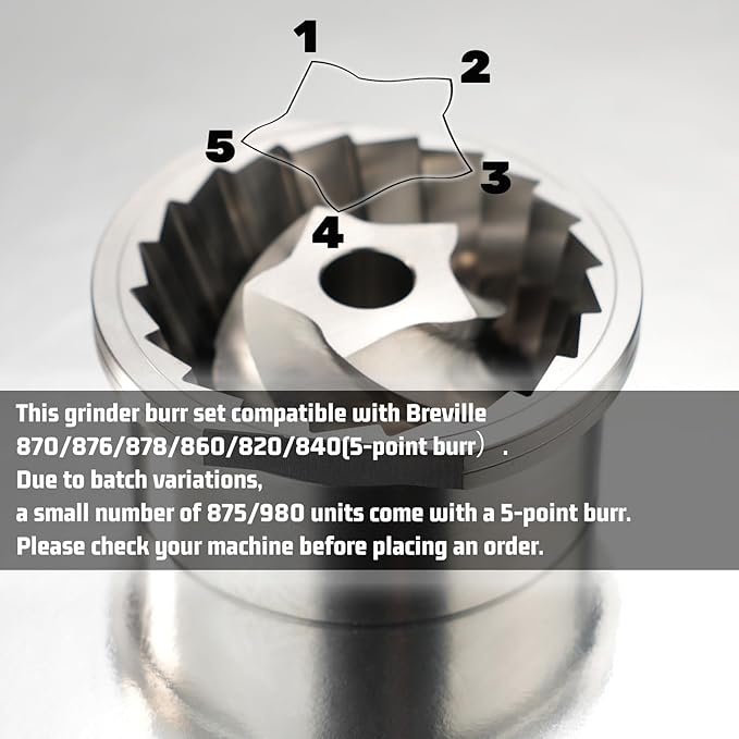 Conical Grinder Burr Set Repla - Breville Espresso Bes870 评论和价格