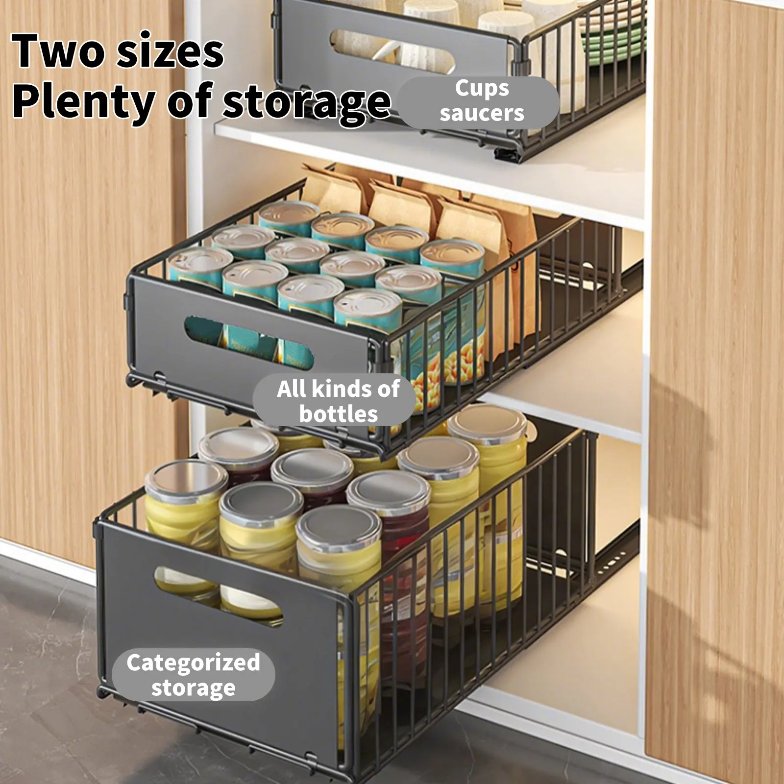 Pull Out Kitchen Storage Rack  - Commercial Kitchen Swing Door 评论和价格