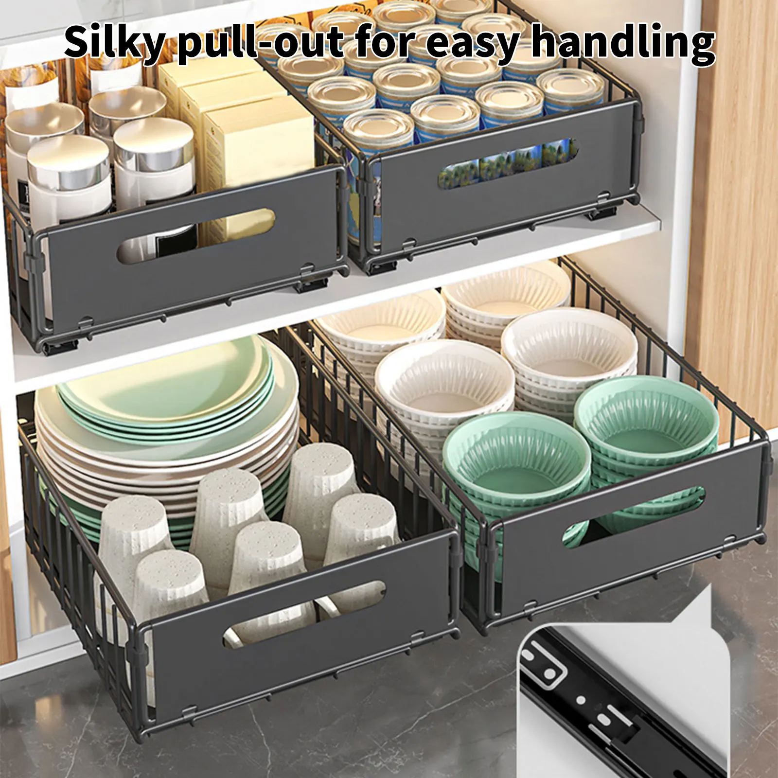 Pull Out Kitchen Storage Rack  - Commercial Kitchen Swing Door 评论和价格